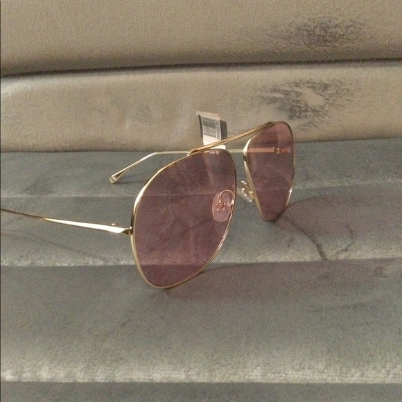 FENDI 64mm Oversized Lenticular Aviator sunglasses - Picture 4 of 9